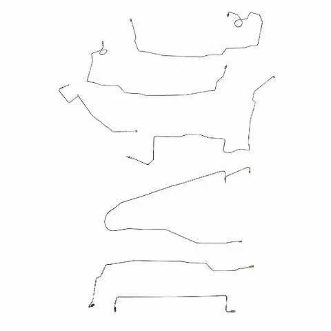 2003-2010 Dodge Viper Complete Brake Line Kit Stainless CBK0702SS